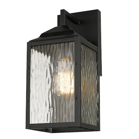 Globe Electric Globe Electric Miller 1-Light Black Downlight Wall Sconce 44216